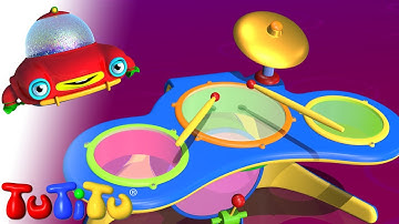 🎁TuTiTu Builds a Drums Set - 🤩Fun Toddler Learning with Easy Toy Building Activities🍿