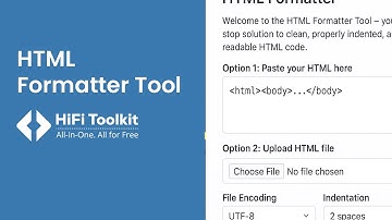 HTML Formatter Tool – Clean & Beautify Your Code | HiFi Toolkit