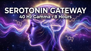 Serotonin Gateway | 40 Hz Gamma Ascension for Euphoria, Focus & Neural Healing | 8 Hours screenshot 4