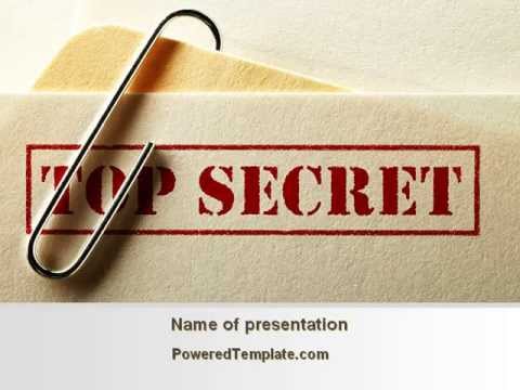 secret template top secret documents powerpoint template by secret template top secret documents powerpoint template by