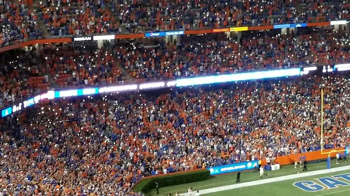 Gators fans honor Tom Petty without interruptions!!