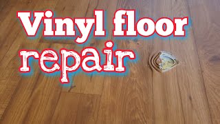 Vinyl floor repair.  #vinylfloor #floorrepair #maintenancetech