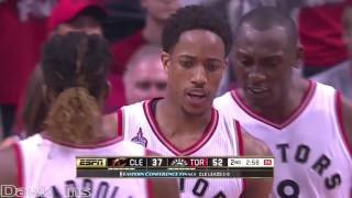 DeMar DeRozan Full Highlights 2016 ECF Game 3 vs Cavaliers   32 Pts, 5 Rebs, 4 Assists!