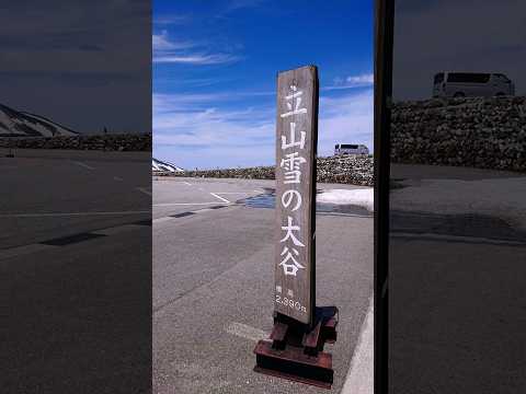 【母娘旅⑦】雪の大谷①❄️到着しました！🚌【立山黒部アルペンルート】