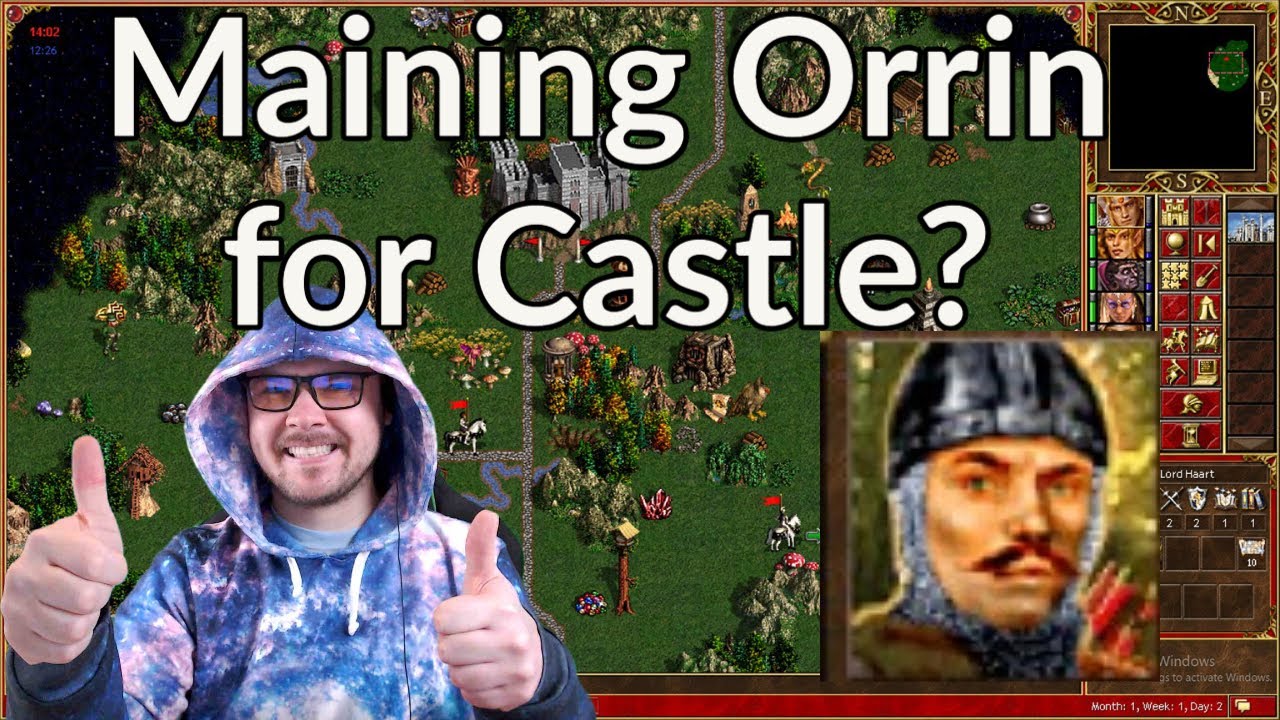Fun Castle game with Orrin main! || Heroes 3 Castle Gameplay || Jebus Cross || Alex_The_Magician