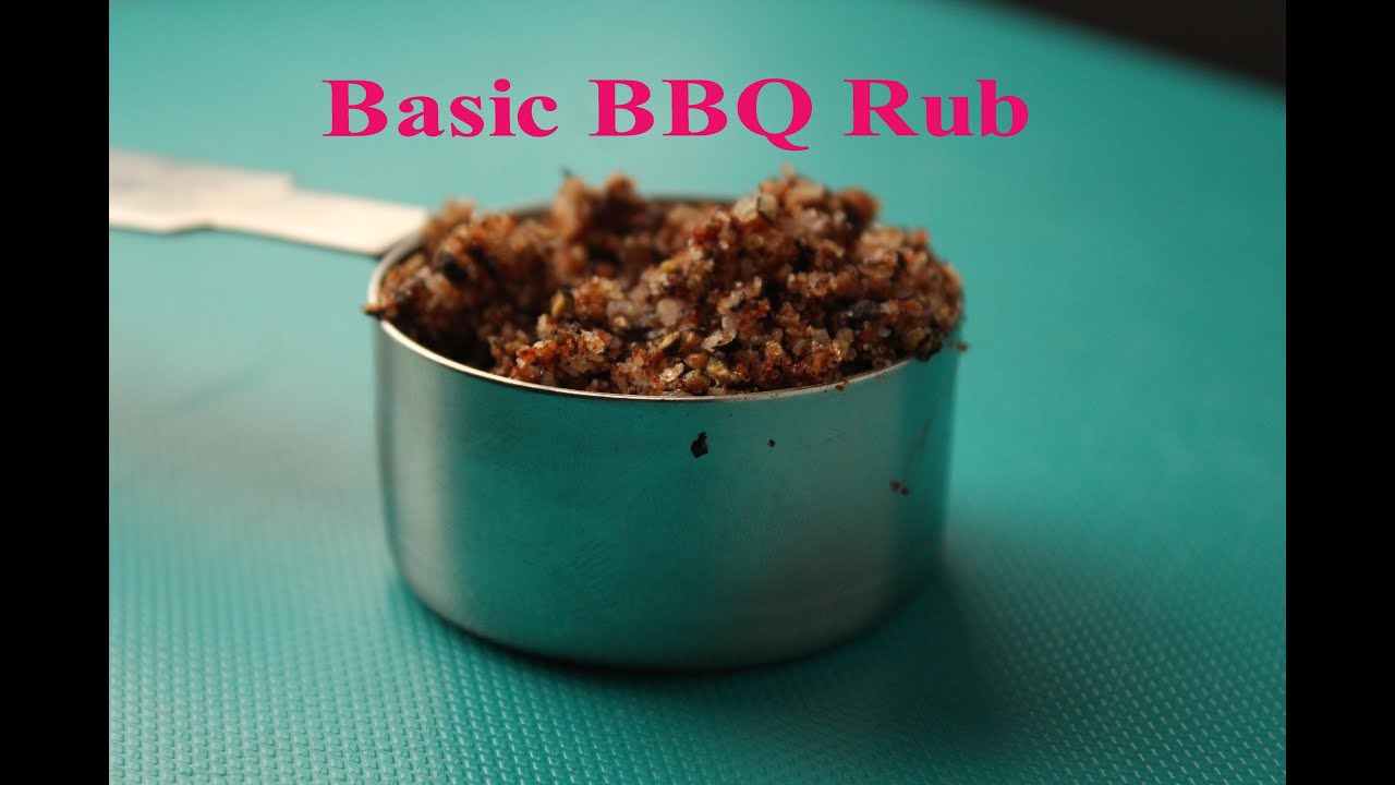 Basic BBQ Rub ingredients YouTube