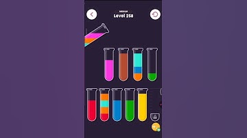 Color Water Puzzle Sort Video❤️Level 258 #games #puzzle #gameplay #watercolorsort #puzzlegame #2025