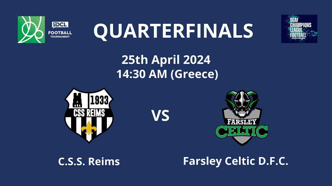 Football 2024 Men QUARTER'S FINAL GAME 20 C.S.S.REIMS vs
