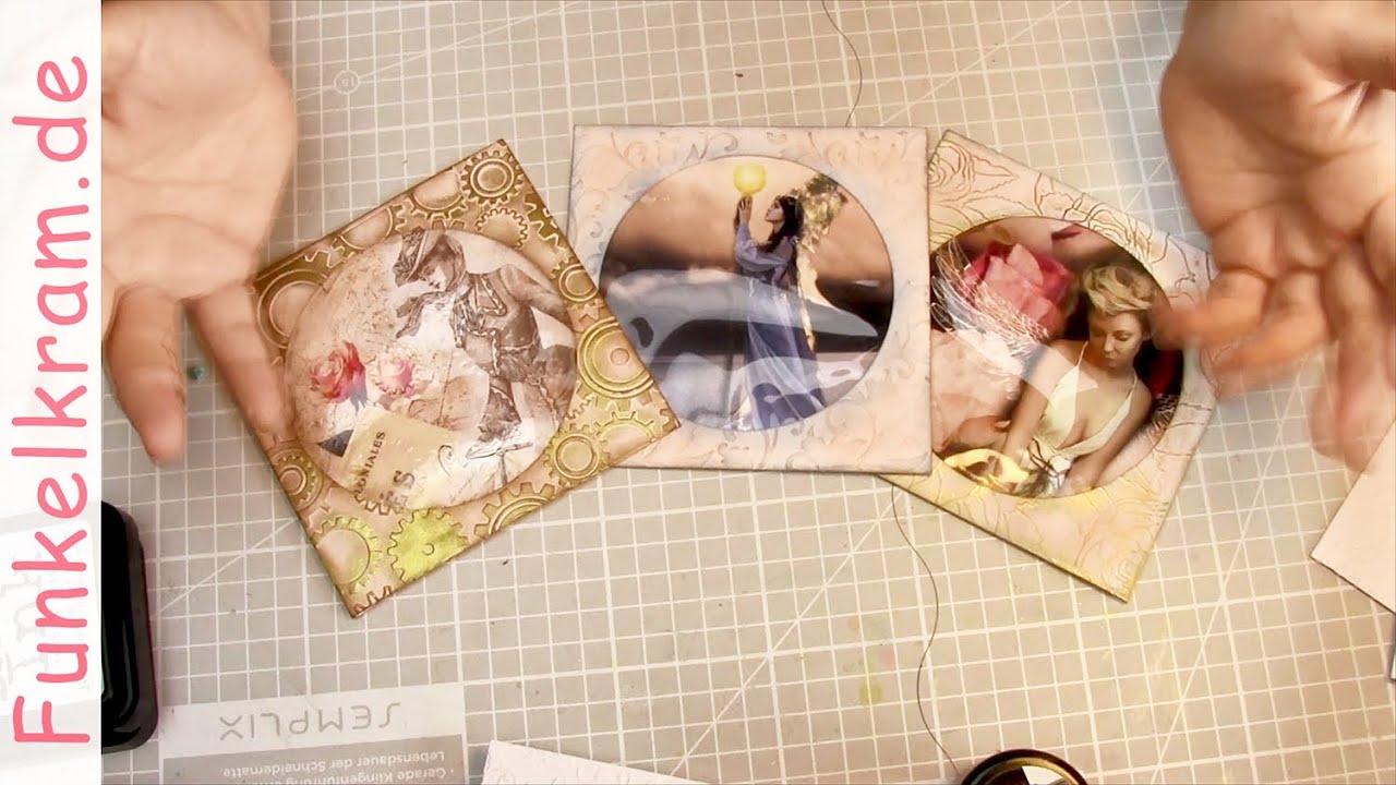 JunkJournal Trick CD Hüllen