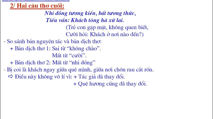 Chu đê của bài hồi hương ngẫu thư là gì năm 2024