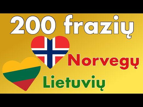 200 frazių - Norvegų - Lietuvių