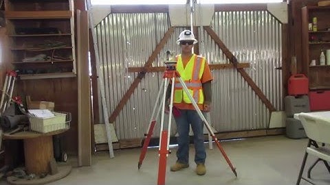 Grade Checking: Setting a Transit To Level