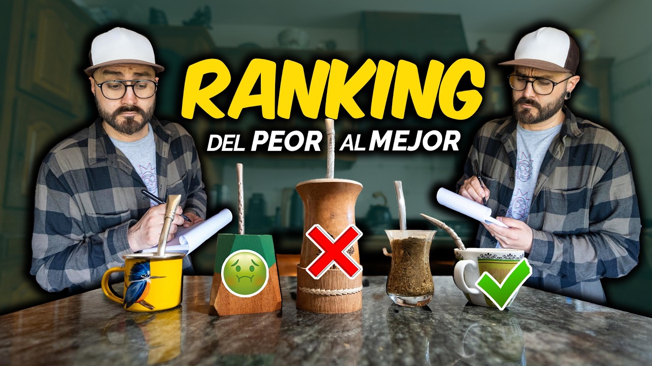 Preparo MATE en 5 RECIPIENTES diferentes... CUÁL es el MEJOR?