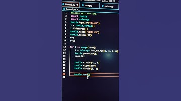 python amazing design | turtle | vs code #shorts @python