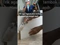 Trik agar ngecat plan tembok hasilnya sangat rapih