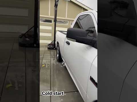 Video Ram 1500 long tubes 3 in x pipe with black widow muffler. - youtube