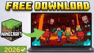 How To Download Minecraft For FREE On PC (2026 Updated ✅)