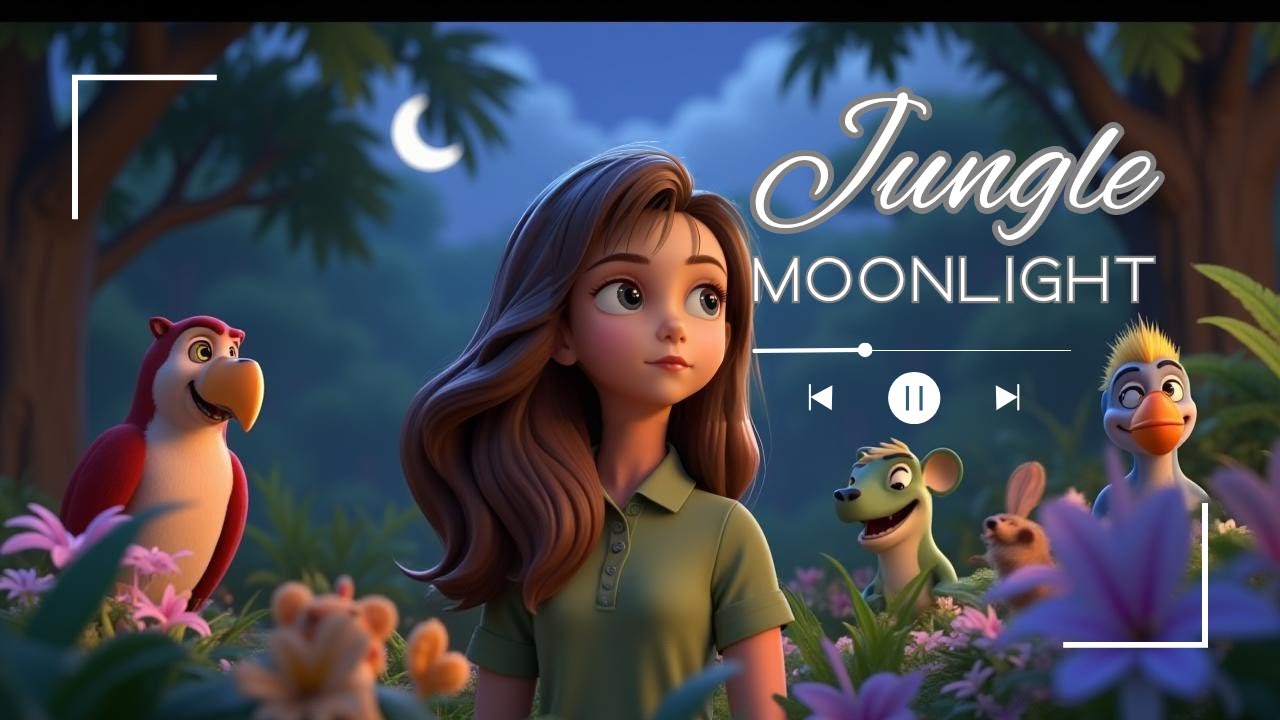 Jungle Moonlight  | Lullaby Song | Protect animal with music | Animal Song | Doo Doo Songs