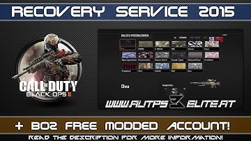 Black Ops 2 Free Modded Accounts (READ BELOW)