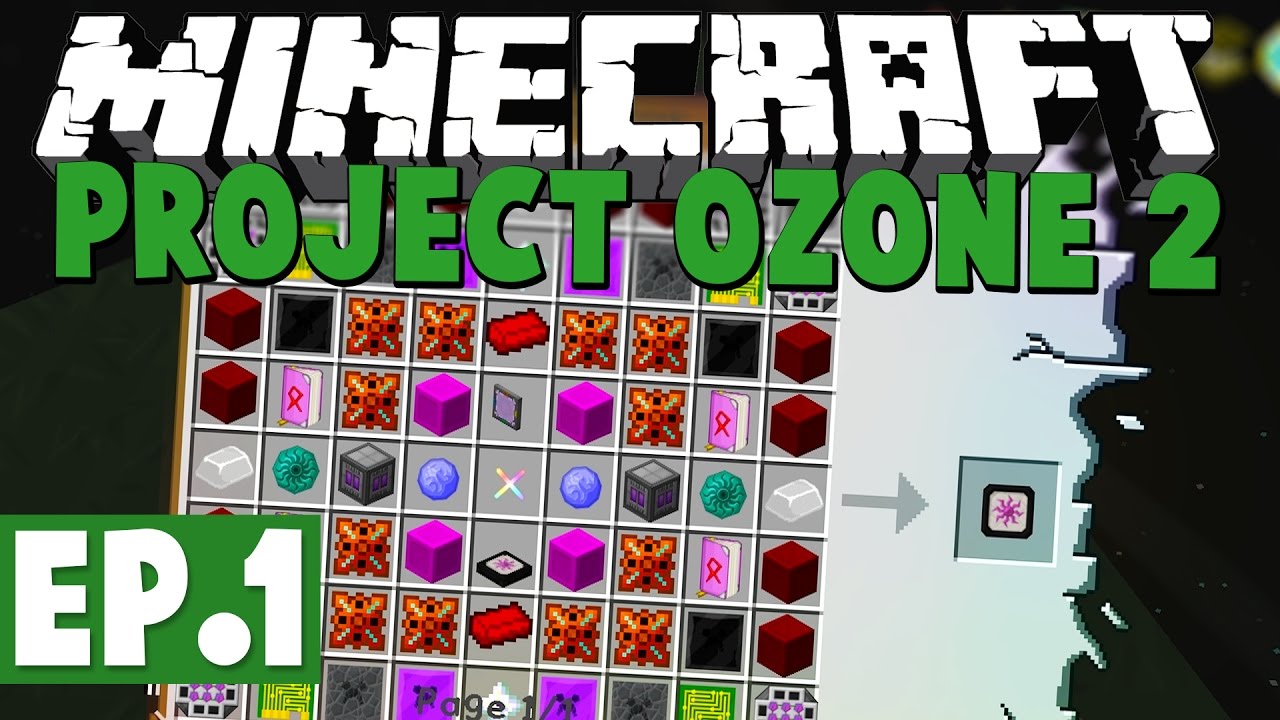 Minecraft Project Ozone 2 Kappa Mode! #1 HQM Skyblock] YouTube