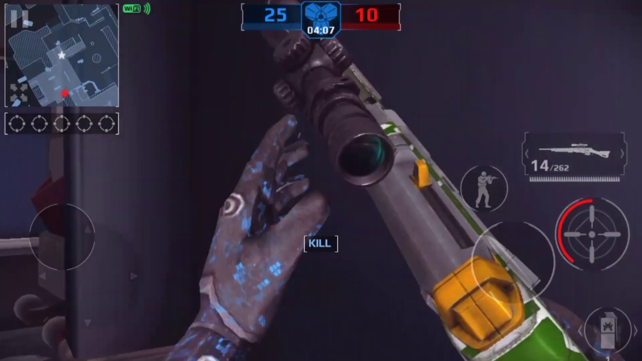 Modern combat 5| 1vs1 vs Divergent + Trickshot