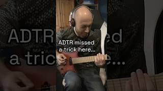 Adtr Missed A Trick Here