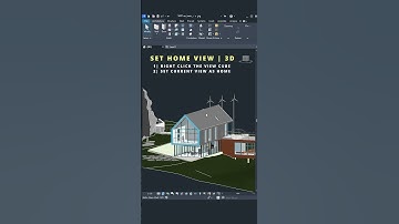 Set Home View  - REVIT #shorts #revit #architecture #autodesk #drafting #viewport