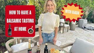 Balsamic Tasting at home, Party Idea | Giada De Laurentiis