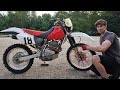 Rebuilding a SWAMPED Honda XR250 Dirt Bike