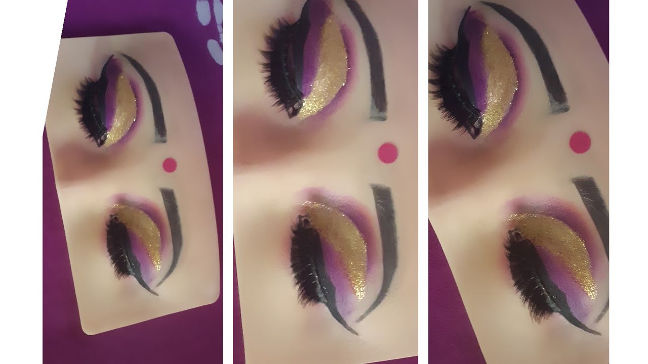 half cut crease eye makeup tutorial step by step//manjarirsajghor2206