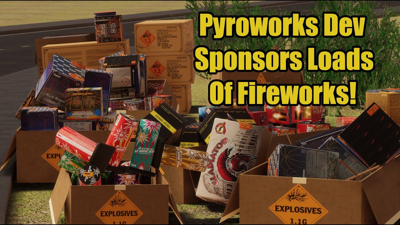 Massive Amounts of Fireworks in Pyroworks! - Pyroworks Lets Play - YouTube