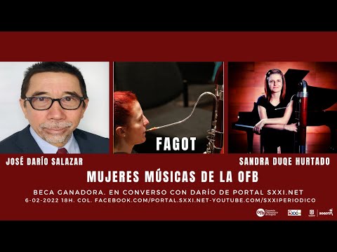 Mujeres músicas de la OFB. Sandra Duque en ConVerso con Darío de Portal Sxxi.net.