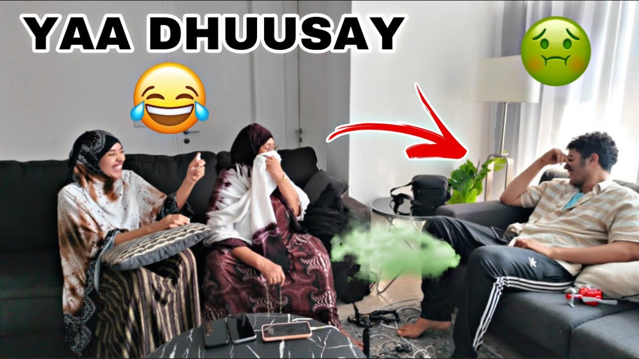 HOOYO AKTEEDA DHUUSO KU BUUFINAY WARYAA YAA DHUUSAY WEENA BURSATAY QAYLO IYO XANAAQ😂