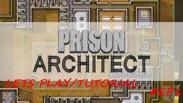 Prison Architect Lets play/tutrorial #1 building the foundations