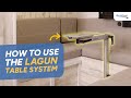 Lagun RV and Marine Swivel Table - EASY to use!