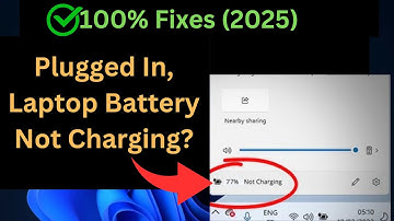 ✅Plugged In, Laptop Battery Not Charging Windows 10/11 (2025 FIXES)