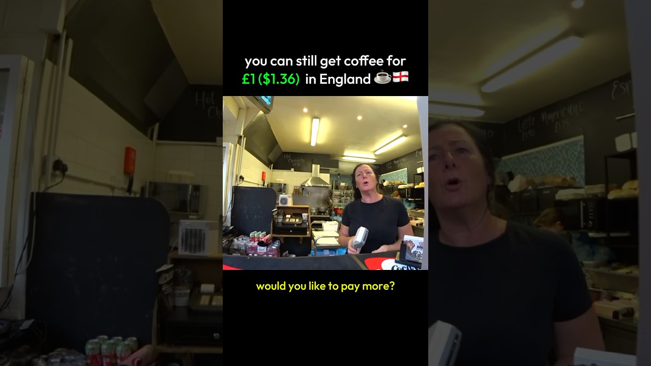 £1 coffee in England