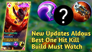 Aldous Offlane One Hit Kill Build 2022 || Aldous Best Build 2022