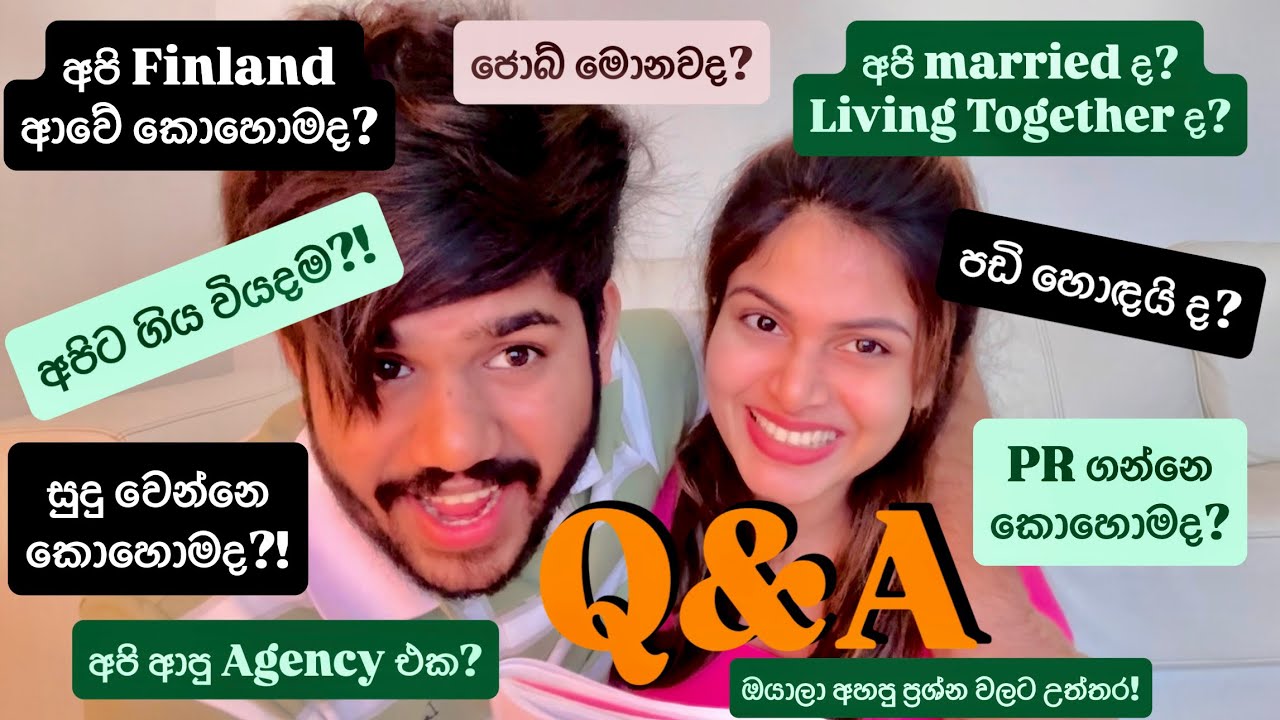 අපි ෆින්ලන්ඩ් ආපු හැටි/ගිය වියදම💵ආපු ඒජන්සිය!සුදුසුකම්?Jobs/සුදුවෙන හැටි/අපි Living Togetherද?!Q&A❤️