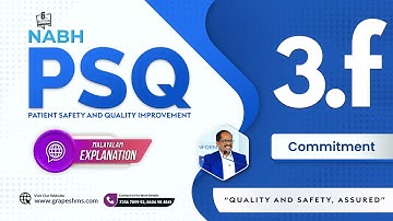 PSQ 3.f | NABH - 6th Edition | Malayalam Explanation | Grapes IDMR