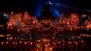 Visual Spectacle 🔥 | Maha Aarti Adiyogi | Maha Shivaratri Celebrations 2024 | Isha Yoga Center