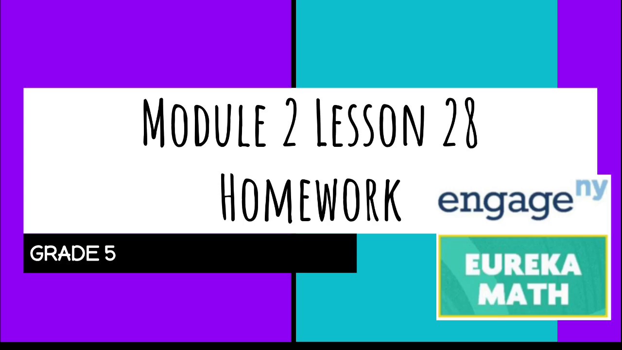 eureka math grade 5 module 2 lesson 28 homework