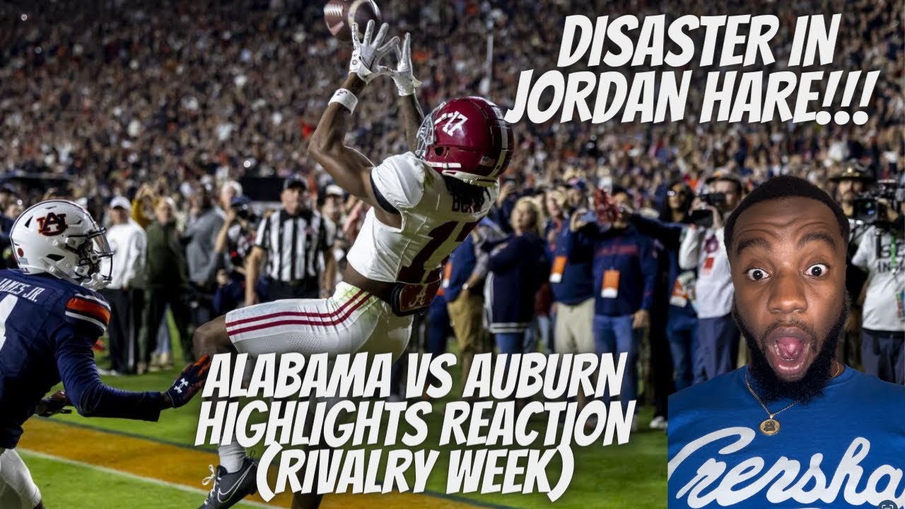 REACTION TO #8 Alabama vs Auburn | 2023 College Football Highlights ...