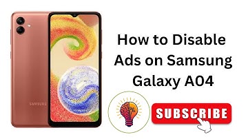 How to Disable Ads on Samsung Galaxy A04 | Block Ads on Samsung Galaxy A04 5G