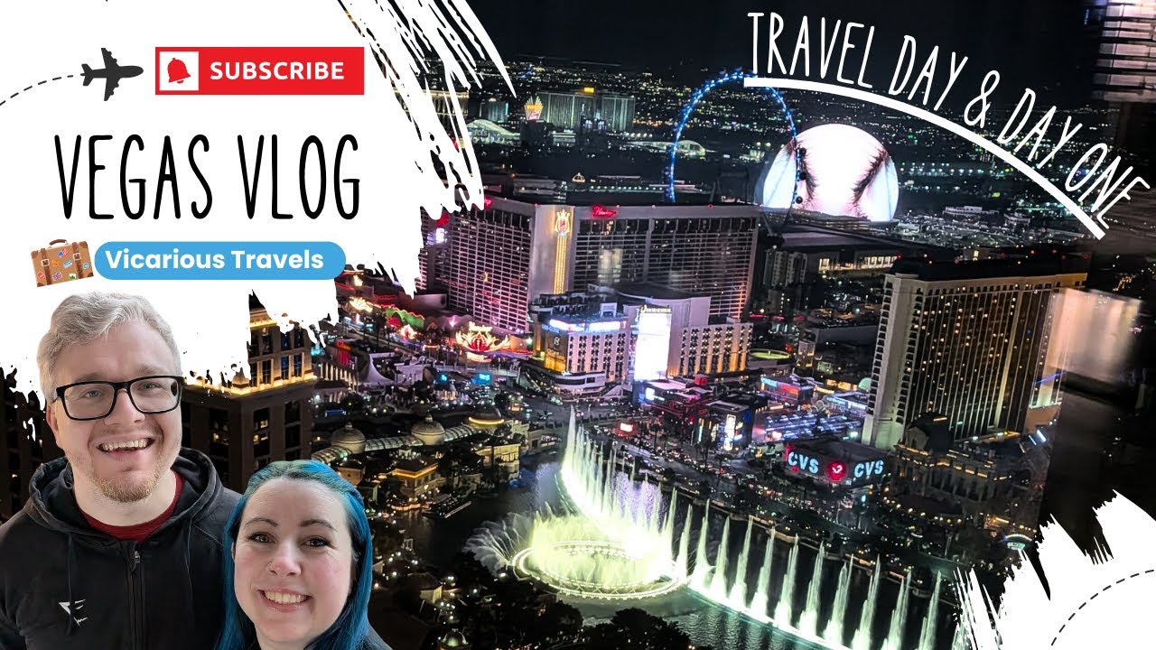 Las Vegas Christmas Vlog | Travel Day & Day 1 | Vdara, New York New York, Luxor & Vegas Sign