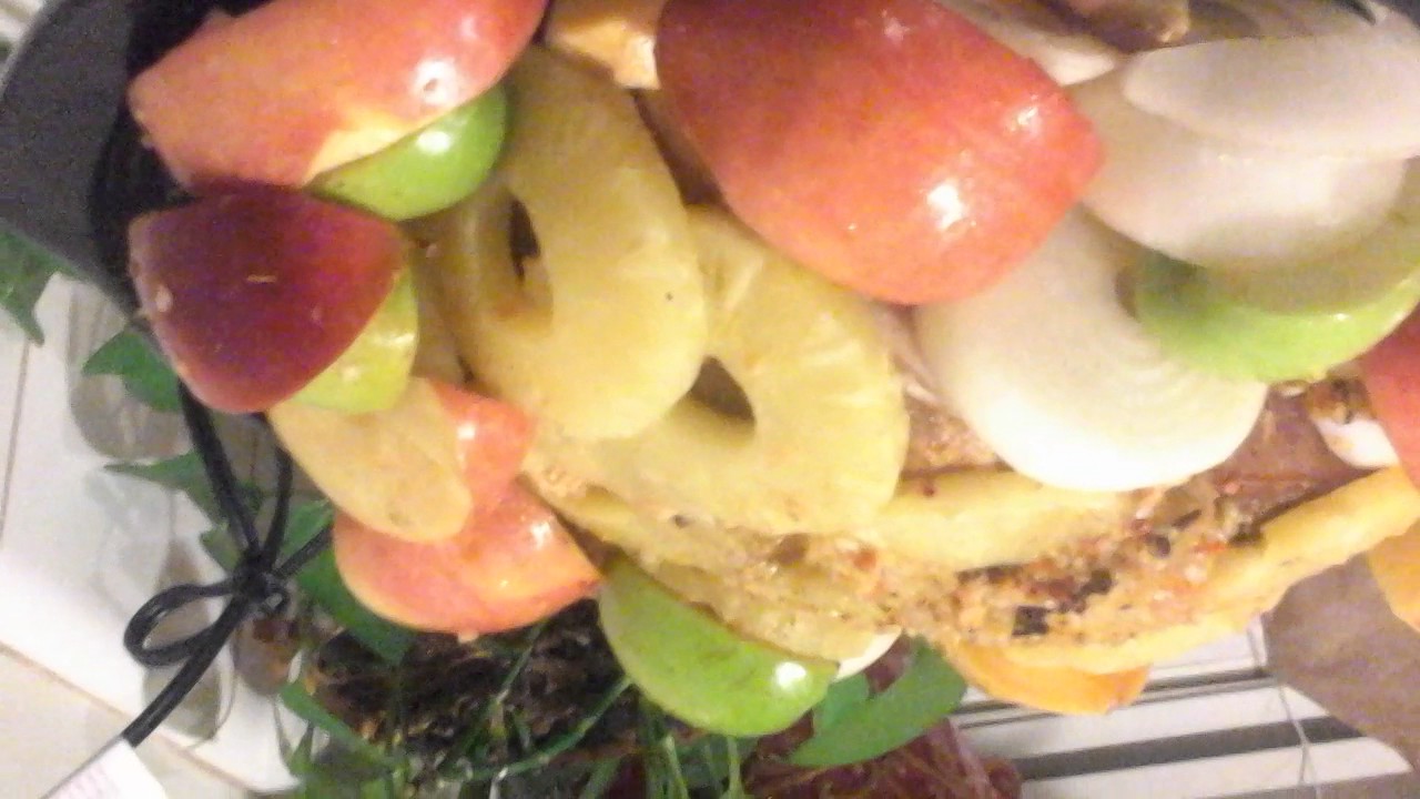 PERSIMMON PEAR GLAZED SLOW COOKER  HAM