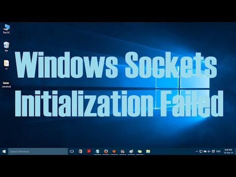 How to fix Windows Sockets Initialization failed error in Windows 10