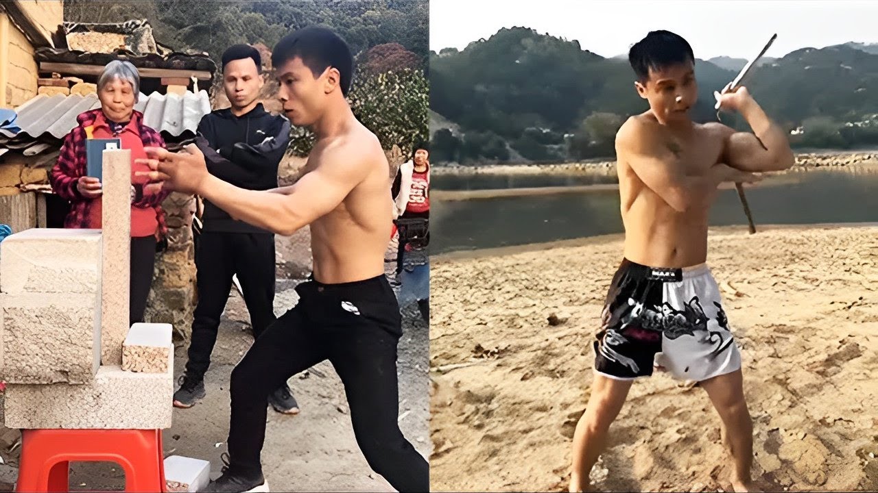 difficult-kung-fu-training-for-muscular-man-one-inch-punch-vs