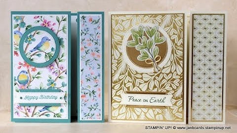 No 667 Vertical Freestanding Card JanBCards