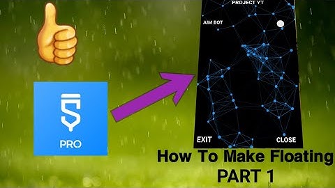 Part - 1 How To Make Particle View Floating in Sketchware Me Particle View Floating kaise banaaye 😚🤩